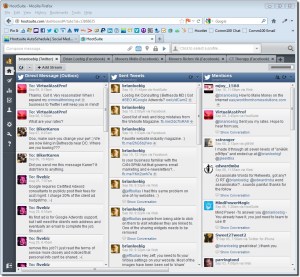 hootsuite monitoring window
