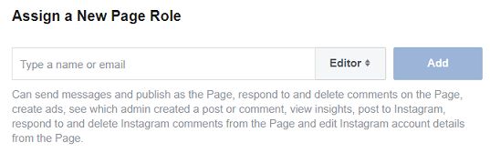 Assign a New Page Role
